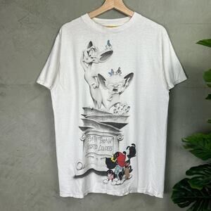 Animaniacs Pinky and The Brain 1994 Trusted Leaders Cartoon Shirt L